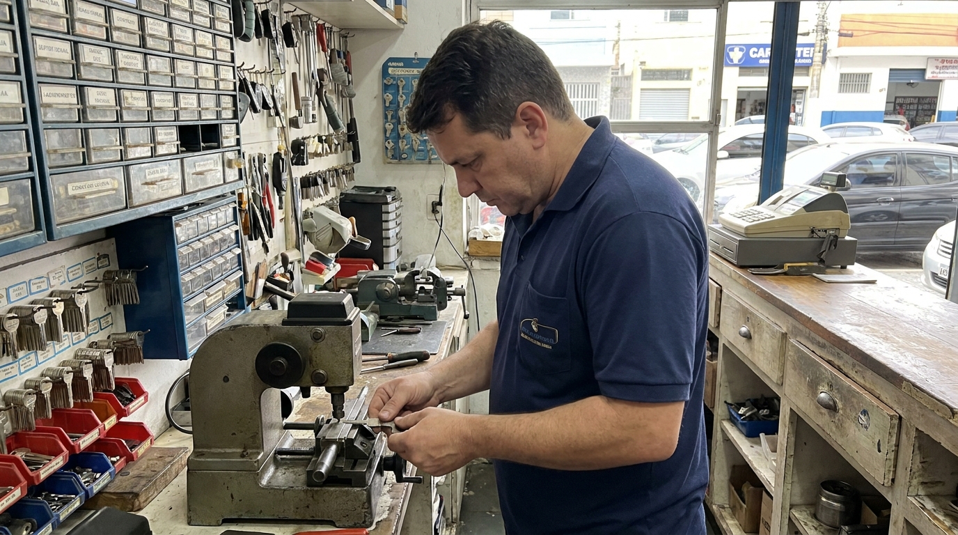 Confecção de Chave Automotiva profissional em São José dos Campos‑SP
