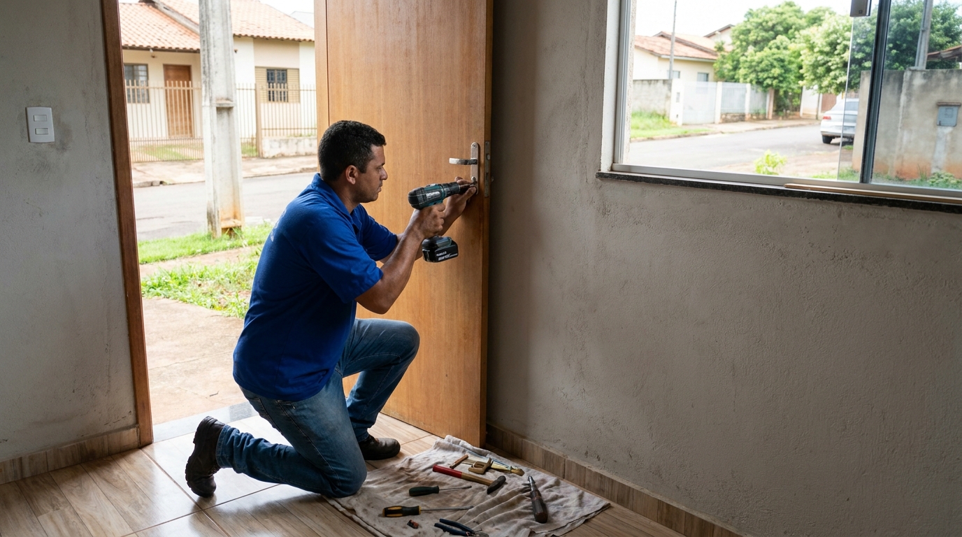 Instalação de Fechadura Residencial profissional em São José dos Campos‑SP